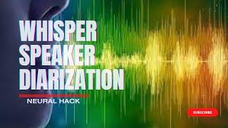 OpenAI Whisper Speaker Diarization | WhisperX | Pyannote | HuggingFace