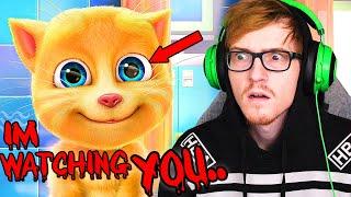 i played Talking Ginger... WAIT WHAT IS IN HIS EYE?