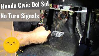 Honda Civic Del Sol: No Turn Signals