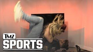 MMA's Kayla Harrison Judo Throws TMZ Staffer | TMZ Sports
