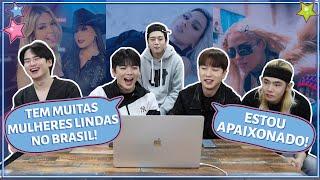 GRUPO DE KPOP REAGE A ANITTA, MELODY, ANA CASTELA E LUÍSA SONZA (COM XENEX)