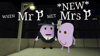 *NEW* PIGGY purple MRS P SKIN meets MR P FIRST reaction - piggy meme