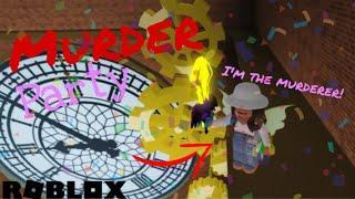 I PLAYED MURDER PARTY! | Roblox Murder Party