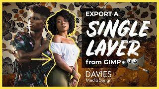 How to Export a Single Layer From GIMP