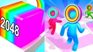 Layer Man Vs Jelly Run 2048| Max levels| Android ios games