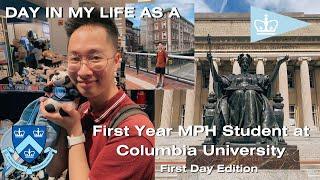 Day in My Life as a First Year MPH Student at Columbia University | First Day of Grad School!