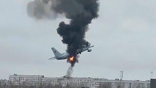 9 MINUTES AGO! 2 Russian IL-96 planes SHOT DOWN with 15 of Putin's generals in the deadliest Ukraini