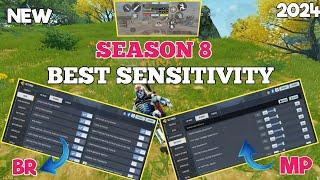 Best Sensitivity Settings for fast Movement Season 8 | br sensitivity codm 2024 | codm br settings