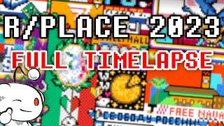 r/place 2023 Full Timelapse