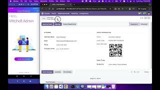 Odoo Event QR Code Scan Mobile App | Odoo Event QR Code Generator