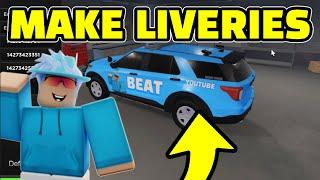 How to Make And Upload Liveries in ERLC! Emergency Response Liberty County I ROBLOX