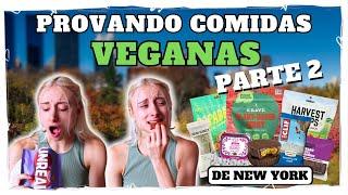 Provando comidas VEGANAS dos EUA (PARTE 2)