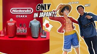 Osaka’s BIGGEST Nintendo Store + One Piece Mugiwara Shop!  ‍️