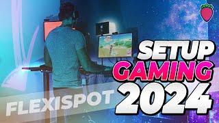 JE VOUS MONTRE MON SETUP GAMING 2024 - BUREAU FLEXISPOT EC5 PRO