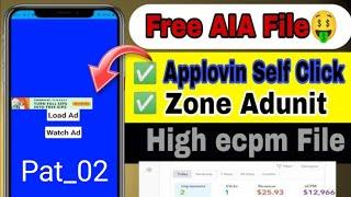 Applovin Self Click Free AIA File 2023 Zone App।।@techakash88  #applovin #adnetwork