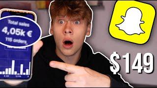 I spent 149$ on Snapchat Ads ... Here's what happened | Shopify Dropshipping