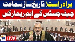 Live - Supreme Court (Practice and Procedure) Bill 2023 Hearing - Justice Qazi Faez Isa - Geo News