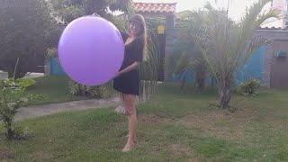 ESTOURANDO BALÃO ROXO - POPPING PURPLE BALLOON 24"