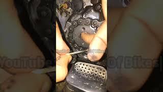 Bike Chain Noise Solution / Chain Front Sprocket Lock Inspection |Study Of bikes| #shorts