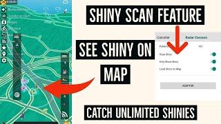 Get shiny pokemon on map without root | Pgsharp shiny scanner feature | Get unlimited shiny pokemons