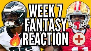 Fantasy Football Week 7 WINNERS and LOSERS!