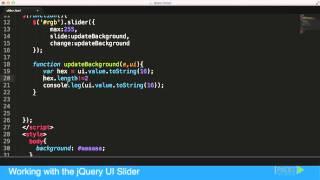 jQuery UI Development Tutorial: jQuery UI Slider | packtpub.com