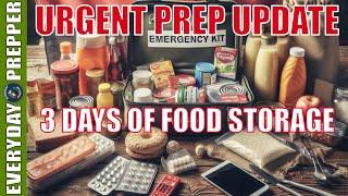 Government Prepare Campaign UK Advice: Stock Up on 3 Days of Food! Emergency Preparedness Guide