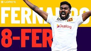 Sri Lankan Cricket History ⭐ | Fernando Takes Brilliant 8-Fer At Lord's | England v Sri Lanka 2024