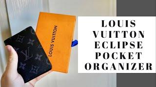 Louis Vuitton ECLIPSE Pocket Organizer Wallet Review & Unboxing (Virgil Abloh)