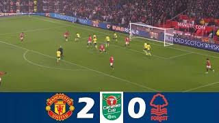 Manchester United vs Nottingham Forest | Carabao Cup 2023 | Cuplikan Pertandingan