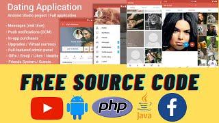Dating App   Android app source code | complete admin pannel and website
