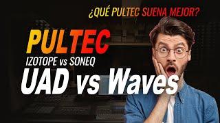 "INCREÍBLE"  PULTEC UAD Vs SONEQ GRATIS Vs PUIGTEC WAVES Vs VINTAGE EQ OZONE ¿CUÁL EL MEJOR?