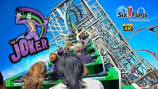 2024 The Joker On Ride 4K POV Six Flags Discovery Kingdom