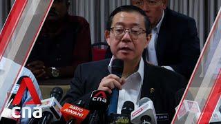 Lim Guan Eng comments on Mahathir Mohamad's resignation as Malaysian PM