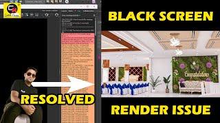 3ds max black screen problem | Vray 6 Rendering | Career Hacks