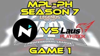 NXP vs LPE [Game 1] | MPL-PH Season 7 Week 4 Day 3 | NEXPLAY ESPORTS vs LAUS PLAYBOOK ESPORTS