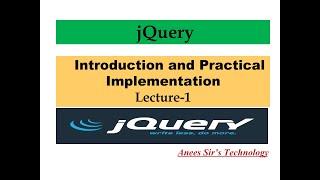 JQuery Lecture 1 | Easily Explained |Write Less Do More