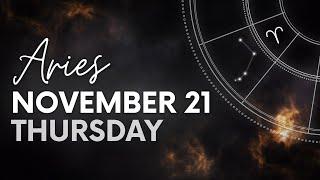 Aries - Daily Horoscope - November 21, 2024