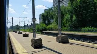Железнодорожное путешествие Киев - Житомир из окна поезда