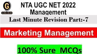 NTA UGC NET 2022 Management Unit 7 100% Sure MCQs