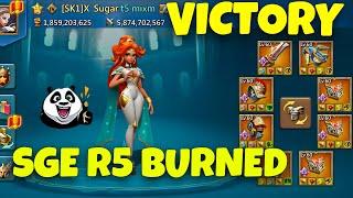 Lords Mobile - Even SGE R5 is not safe when we around. X Sugar account unstoppable!