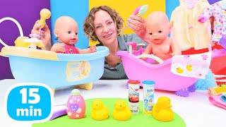 Baby Born Kompilation mit Nicole - 4 Folgen am Stück. Puppen Videos für Kinder auf Deutsch