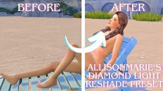 HOW TO INSTALL RESHADE TUTORIAL 2024 FOR THE SIMS 4 | My DIAMOND LIGHT Preset
