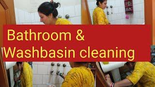 ‍️🪣Bathroom & Washbasin cleaning vlog #like#subscribe#suman narwal vlogs