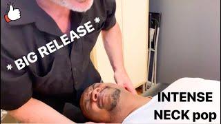 PAINFUL NECK * BIG RELEASE * Chiropractic Adjustment!