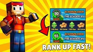 HOW TO RANK UP FAST TO LEVEL 65 IN Pixel Gun 3D (Best Method)