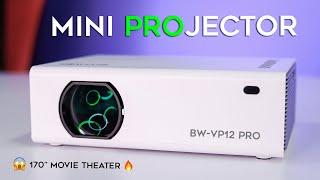 [BlitzWolf VP12] Budget Portable Projector | How to Setup 170" Home Theater in Room