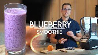 How To Make a Blueberry Smoothie | With Ninja Blender