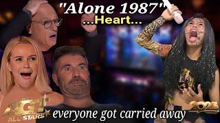 Heart - Alone 1987 | Millions of Hysterical People Hear This Song American got talent 2023