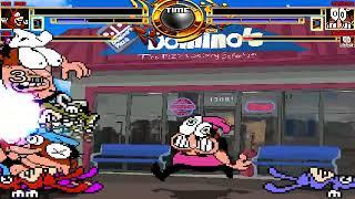 NICK54222 MUGEN: The Noid 4X VS Peppino 4X